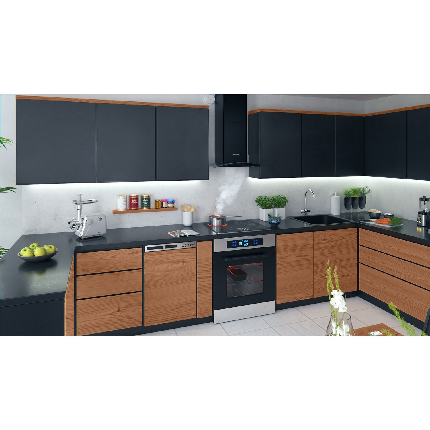 Berdsen BT-216 must 60 cm pliidikubu - Image 9