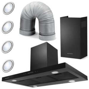 Berdsen BE-90E must 90 cm pliidikubu