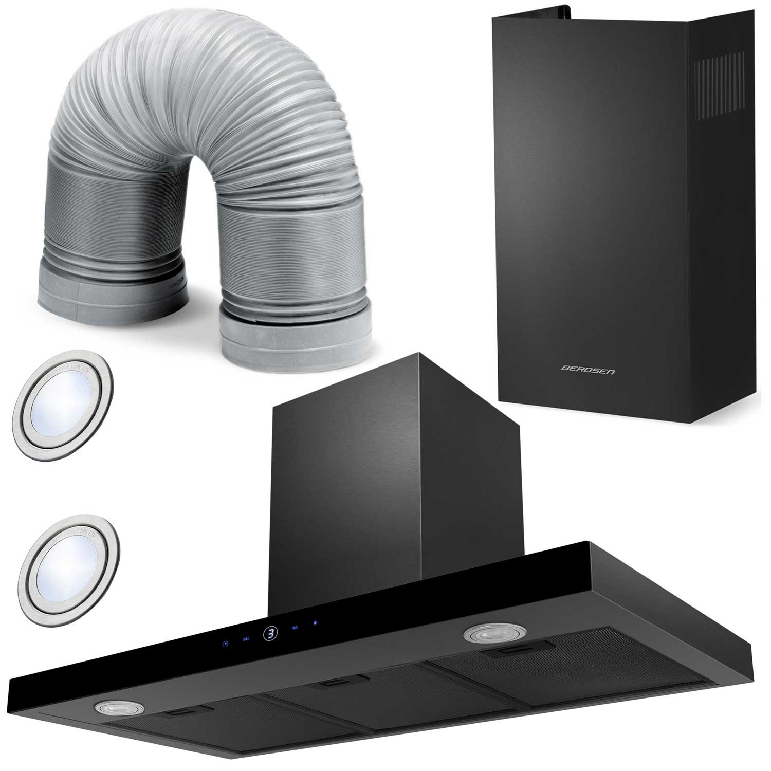 Berdsen BT-218 must 90 cm pliidikubu