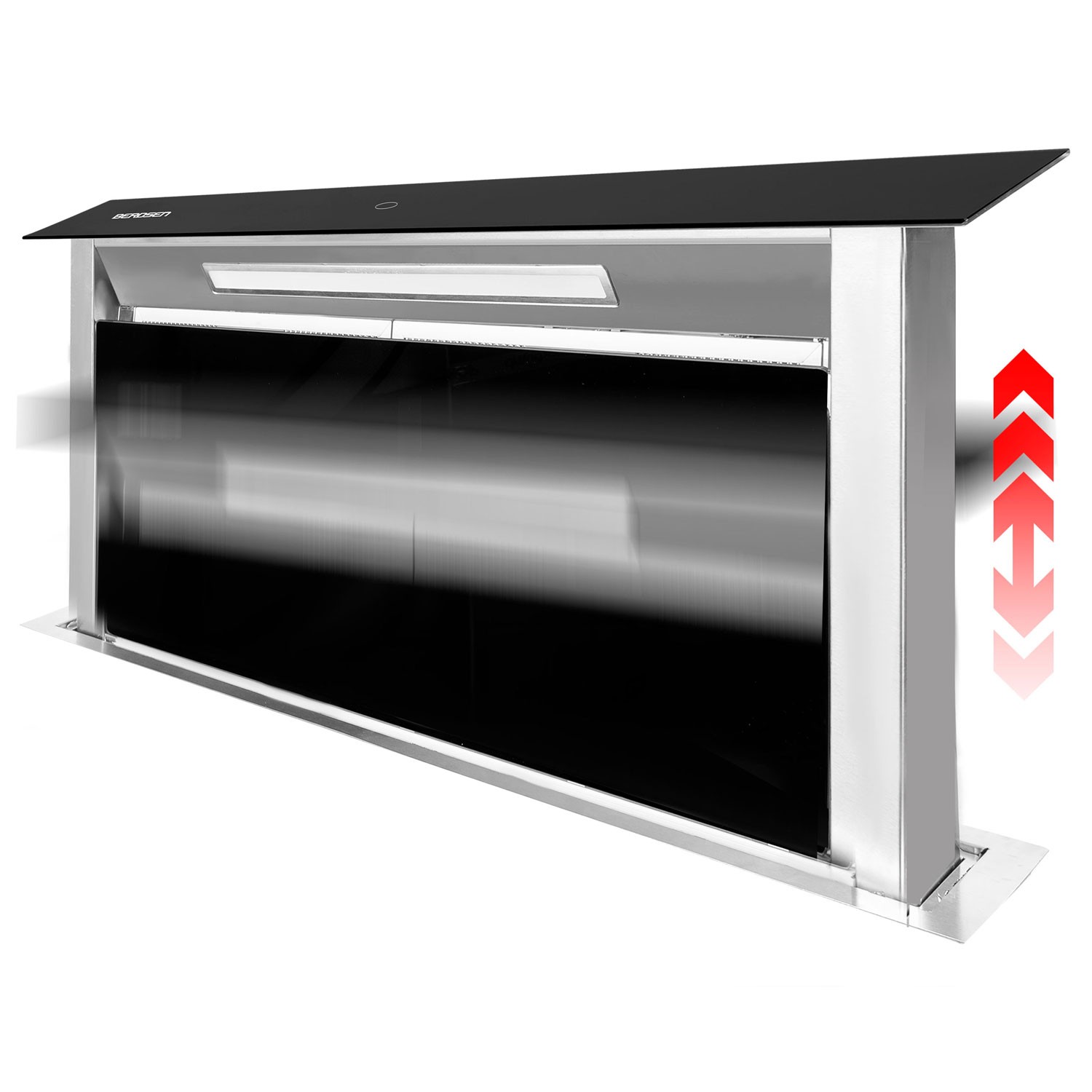 Tööpinnale paigaldatav õhupuhastaja 90 cm must BT-290 - Image 9