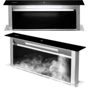 Tööpinnale paigaldatav õhupuhastaja 90 cm must BT-290