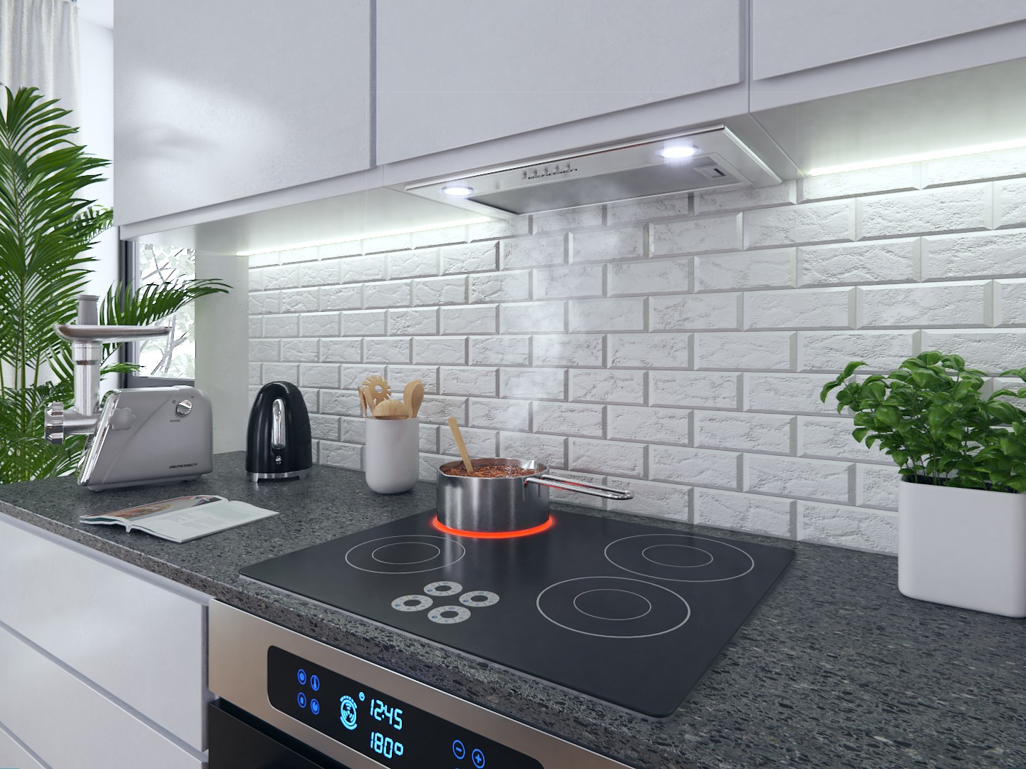 Sisseehitatud õhupuhasti 52 cm Berdsen BT-231 INOX - Image 3