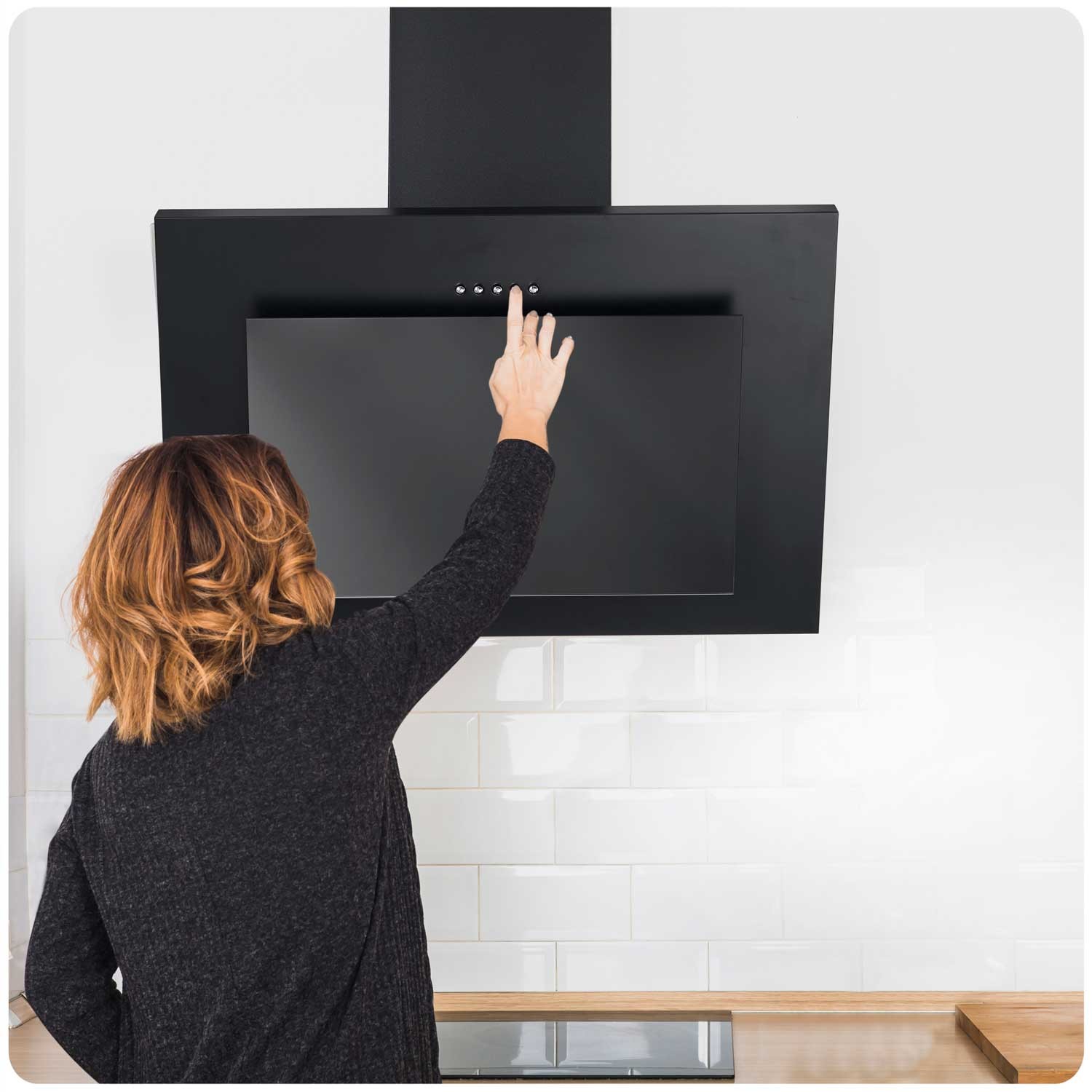 Berdsen BT-215 60 cm korstnaga õhupuhasti must - Image 12