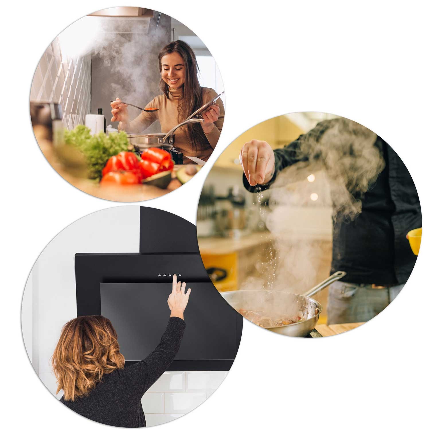 Berdsen BT-215 60 cm korstnaga õhupuhasti must - Image 11