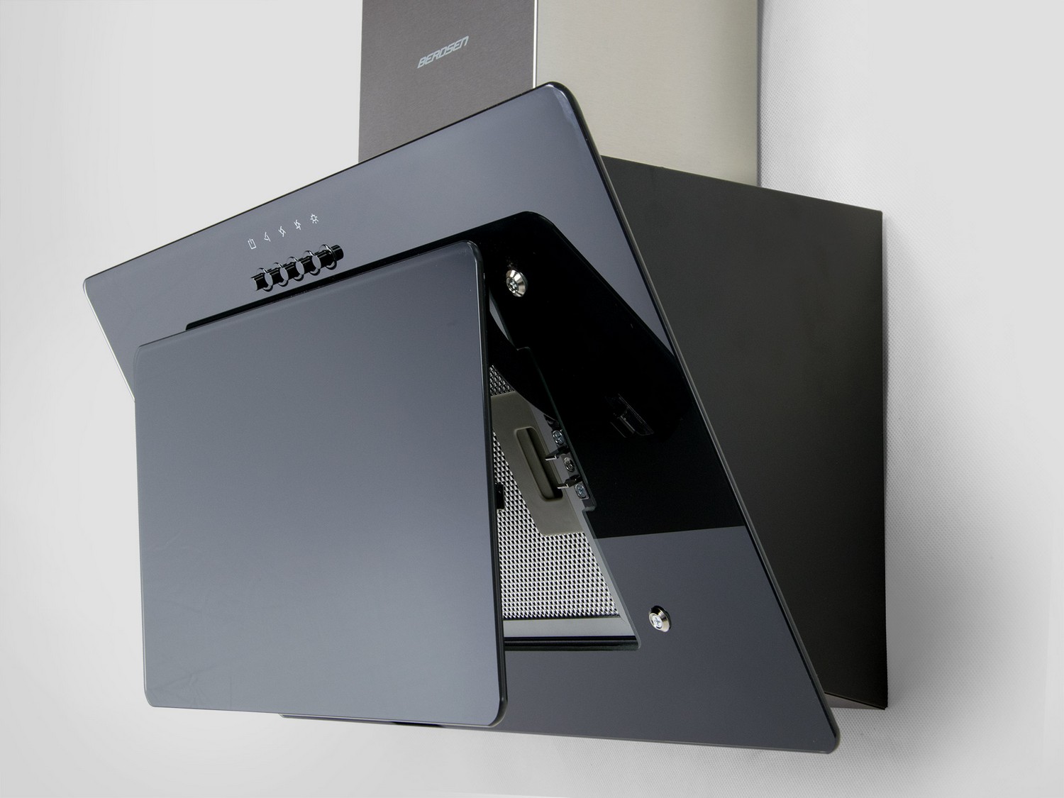 Berdsen BT-210 60 cm korstnaga õhupuhasti must - Image 3