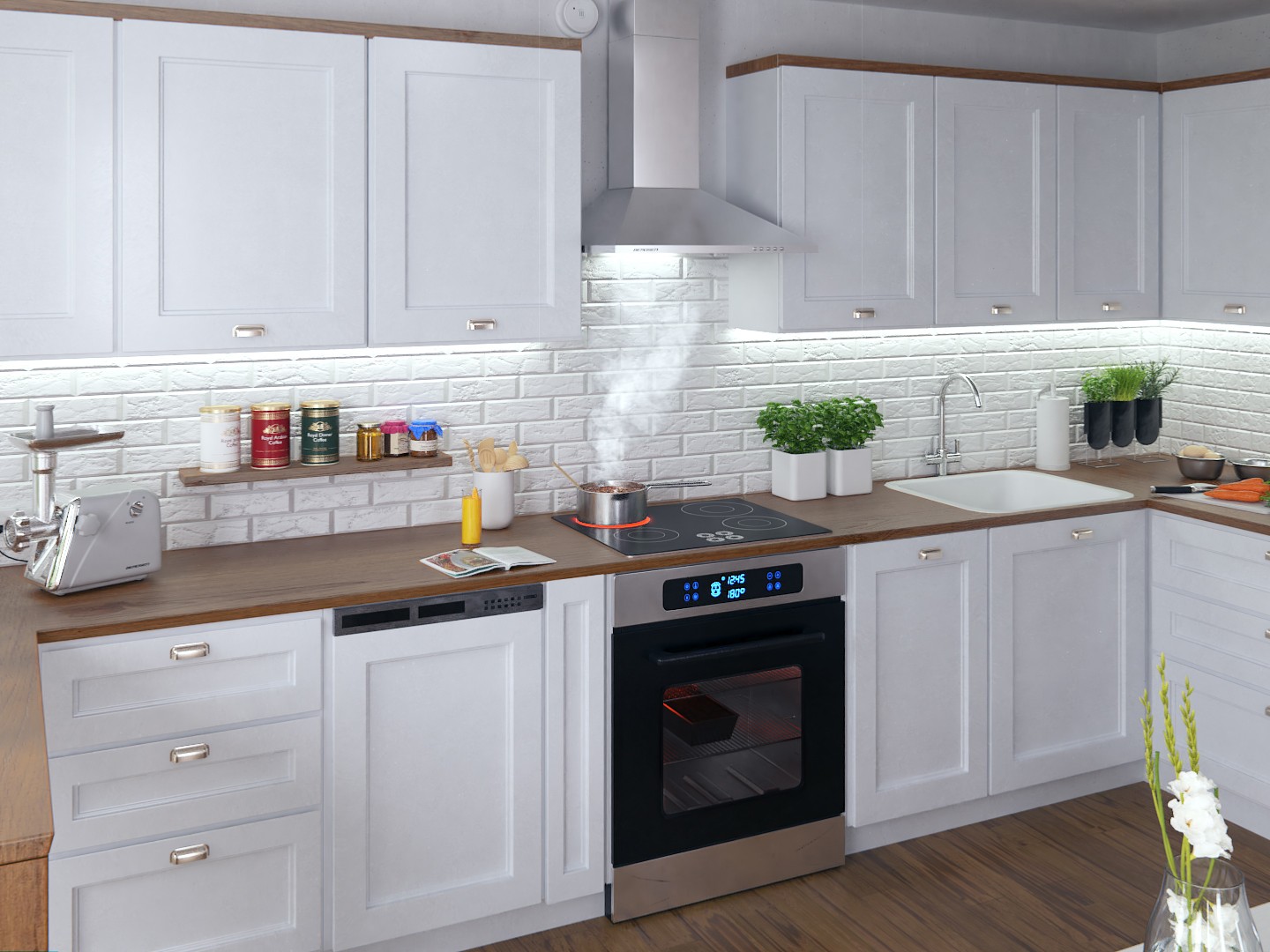 Berdsen BT-213 INOX 60 cm korstnaga õhupuhasti - Image 4