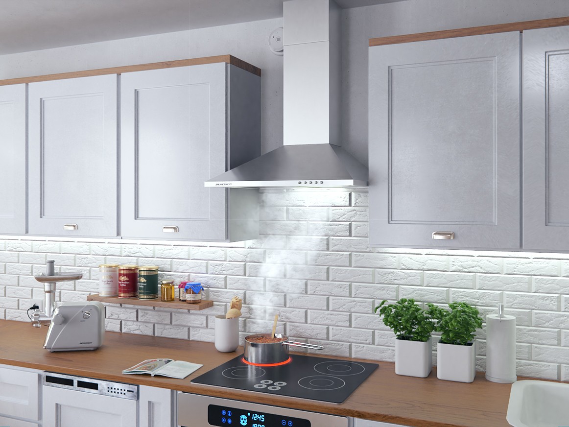 Berdsen BT-213 INOX 60 cm korstnaga õhupuhasti - Image 5