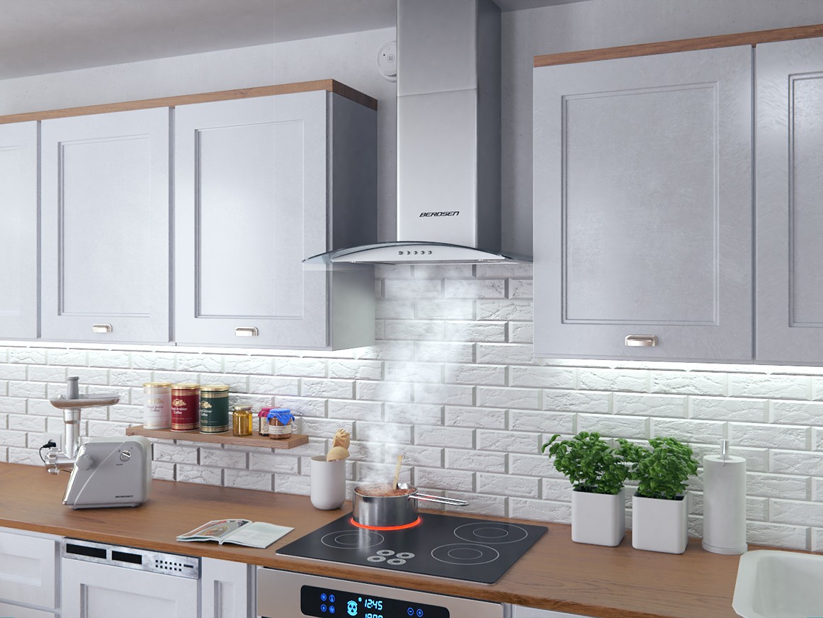 Berdsen BT-202 60 cm korstnaga õhupuhasti - Image 7