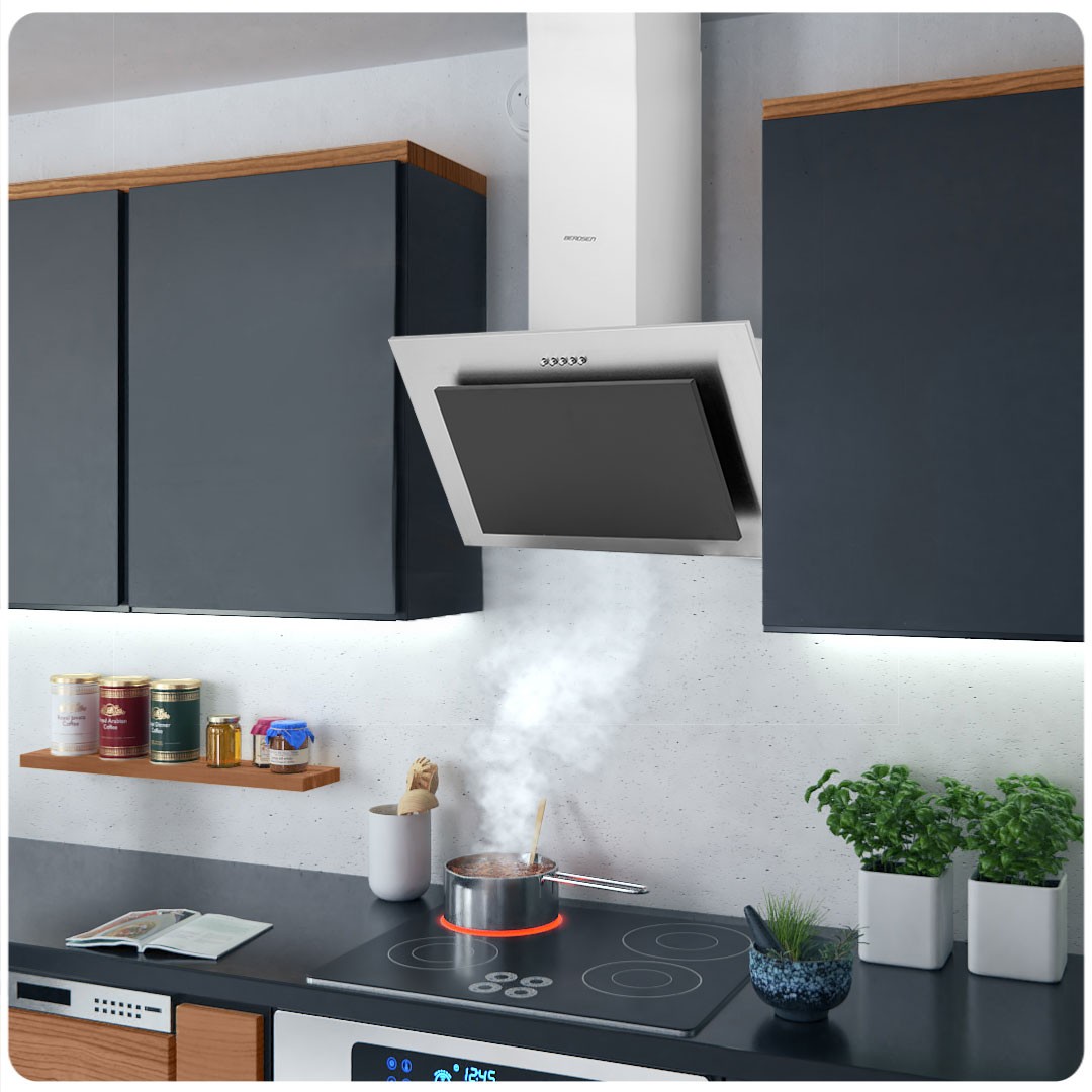 Korstnaga õhupuhasti 60cm roostevaba + must BT-209 - Image 3