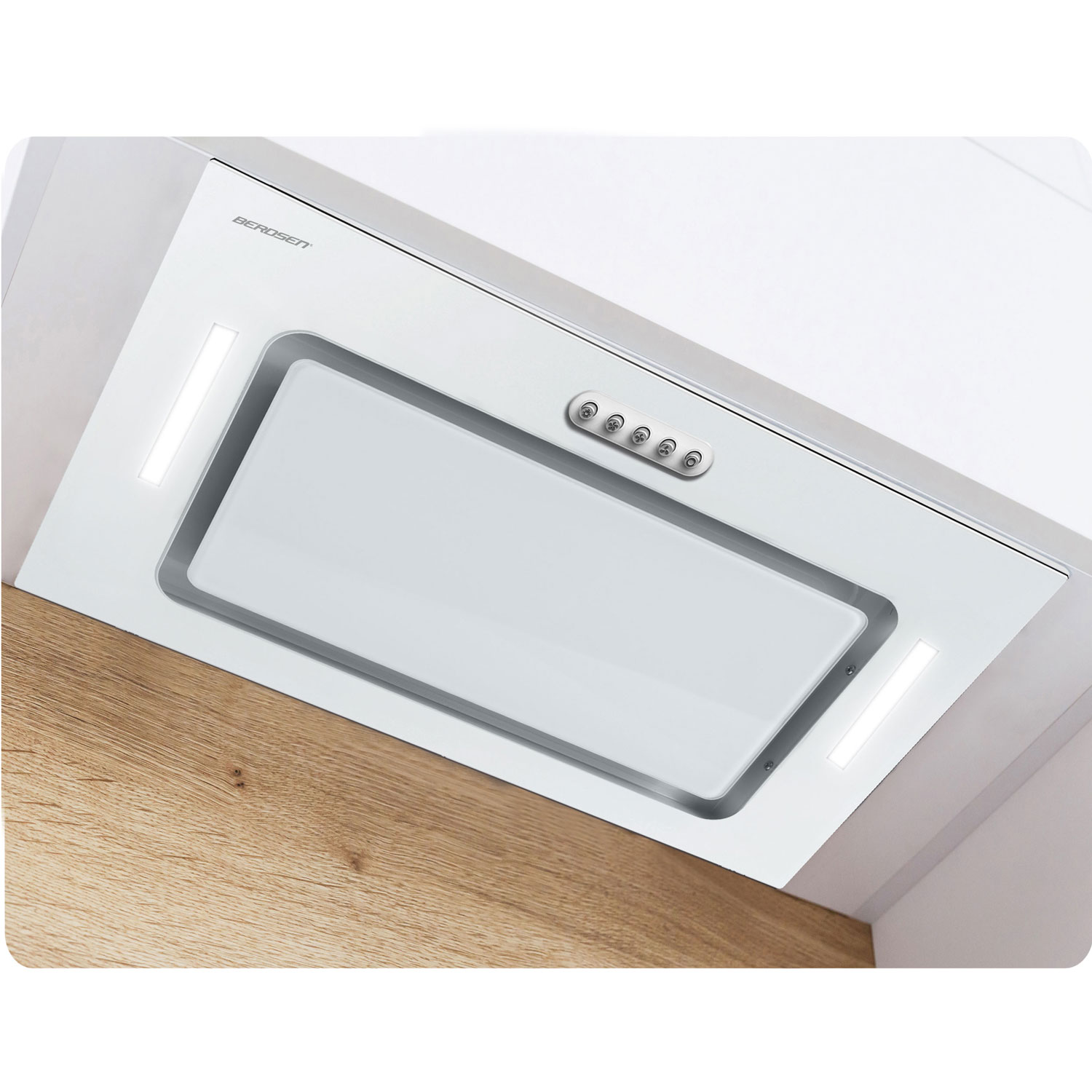 Köögikapi alla paigaldatav õhupuhasti 52 cm valge BE-52A - Image 6