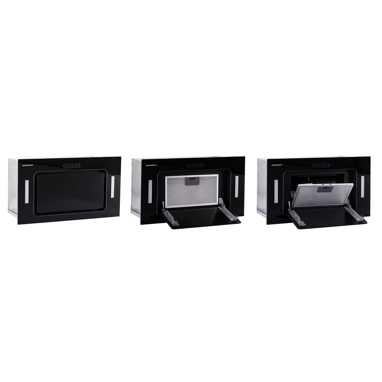 Kapi alla paigaldatav õhupuhastaja 52 cm must BE-52A - Image 7