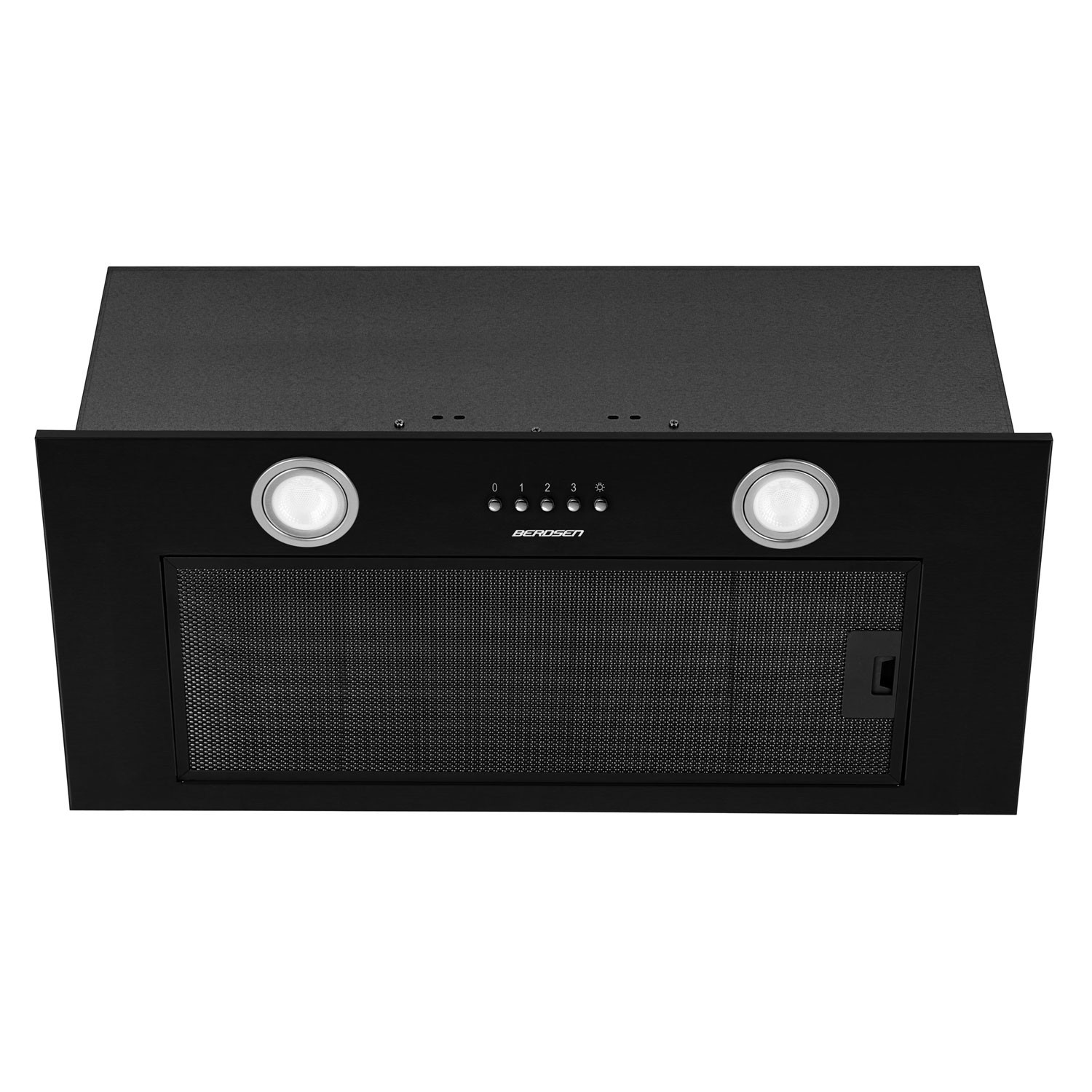 Köögikapi alla paigaldatav õhupuhasti 60 cm must BE-50 - Image 2