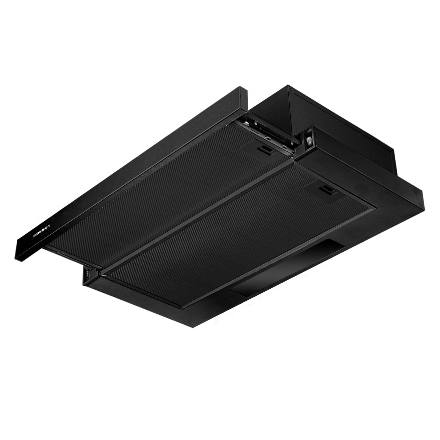 Köögikapi alla paigaldatav õhupuhasti - 60 cm Berdsen BE-60-LW must - Image 4