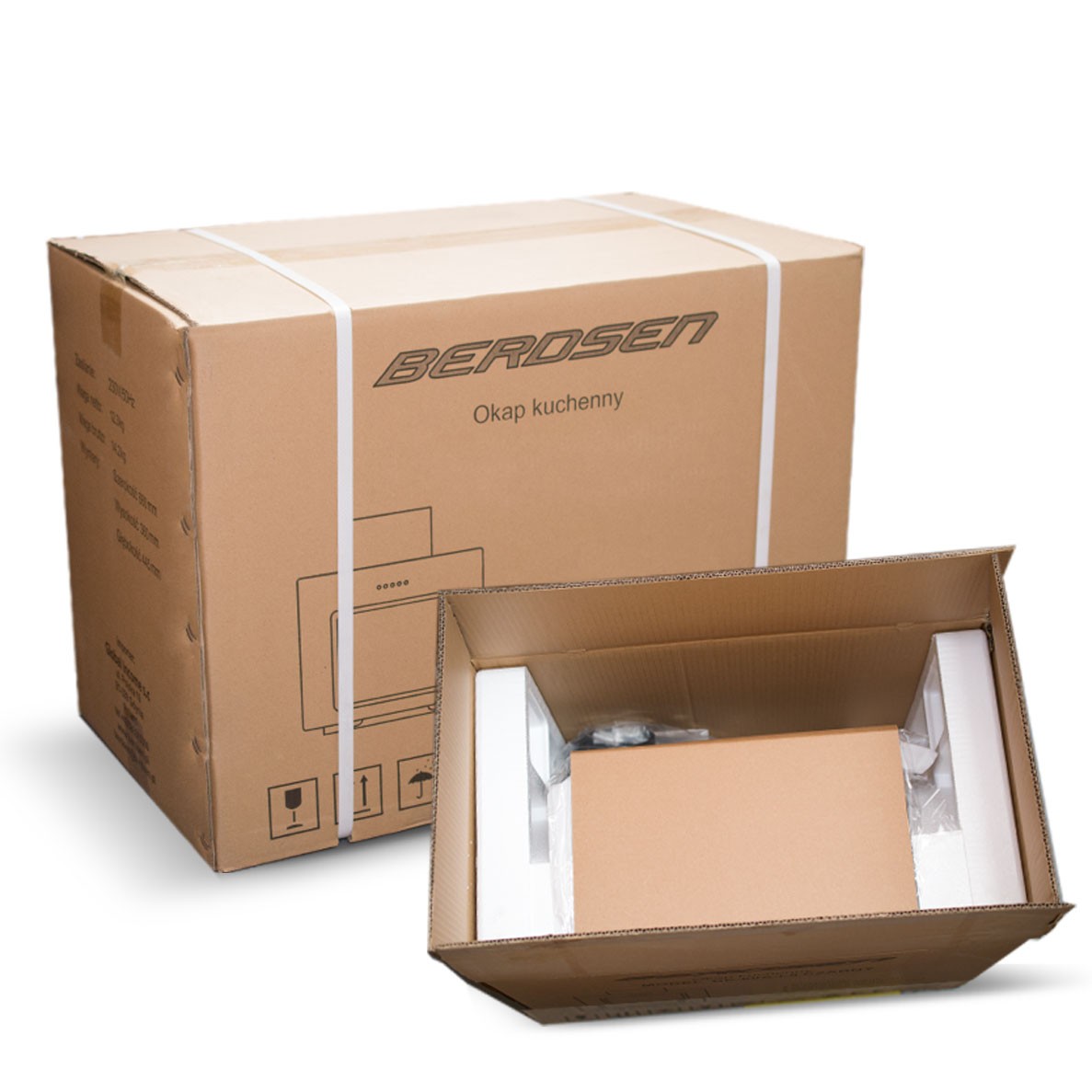 Köögikapi alla paigaldatav õhupuhasti - 50 cm õhupuhasti Berdsen BE-10-A must - Image 7