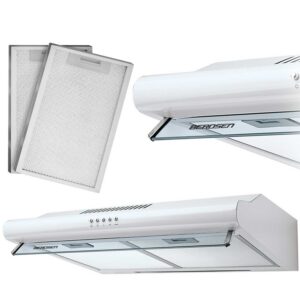 Köögikapi alla paigaldatav õhupuhasti - 60 cm neelava Berdsen BE-10-A valge