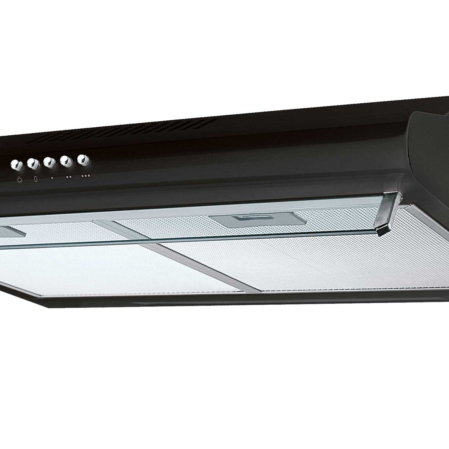 Köögikapi alla paigaldatav õhupuhasti - 60 cm neelava õhuga Berdsen BE-10-A must - Image 4