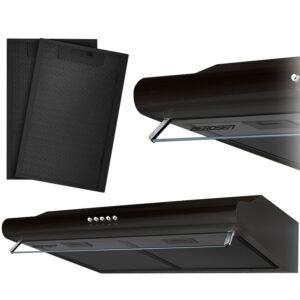 Köögikapi alla paigaldatav õhupuhasti - 50 cm õhupuhasti Berdsen BE-10-A must