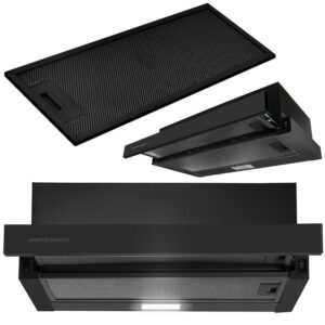 Teleskoopne köögikubu 50cm must BT-238