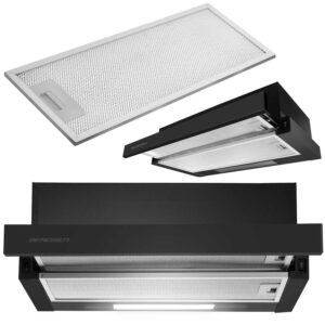 Berdsen BT-230 teleskoop-köögikubu, matt must