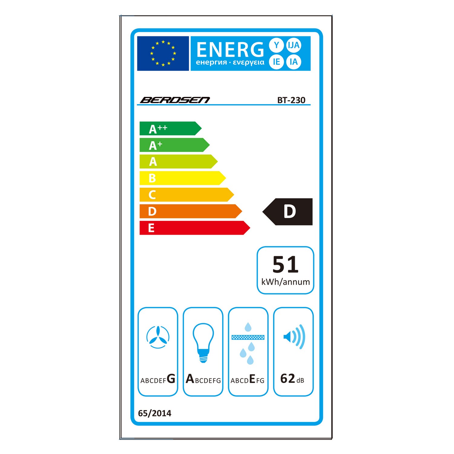 Berdsen BT-230 teleskoop-köögikubu, matt must - Image 7