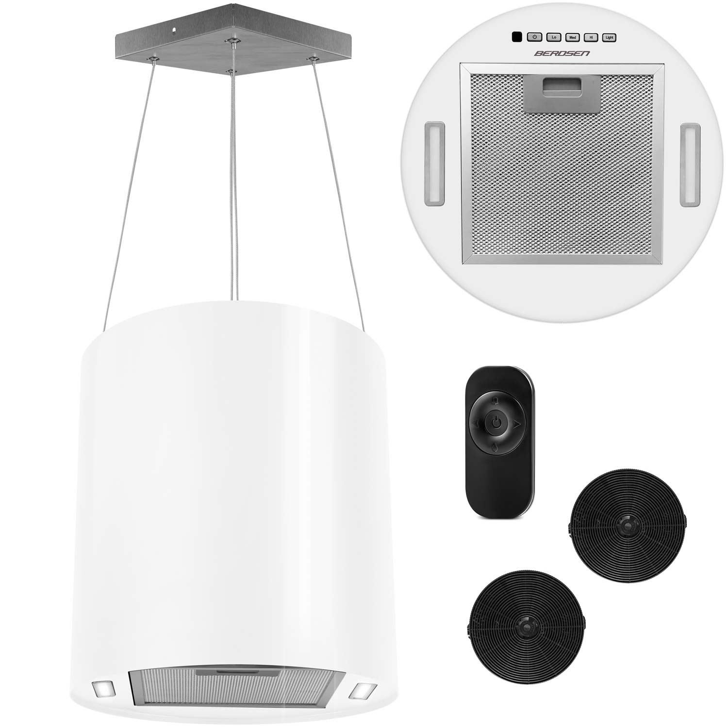 Seinale riputatav köögikubu 35cm valge BT-228 - Image 2