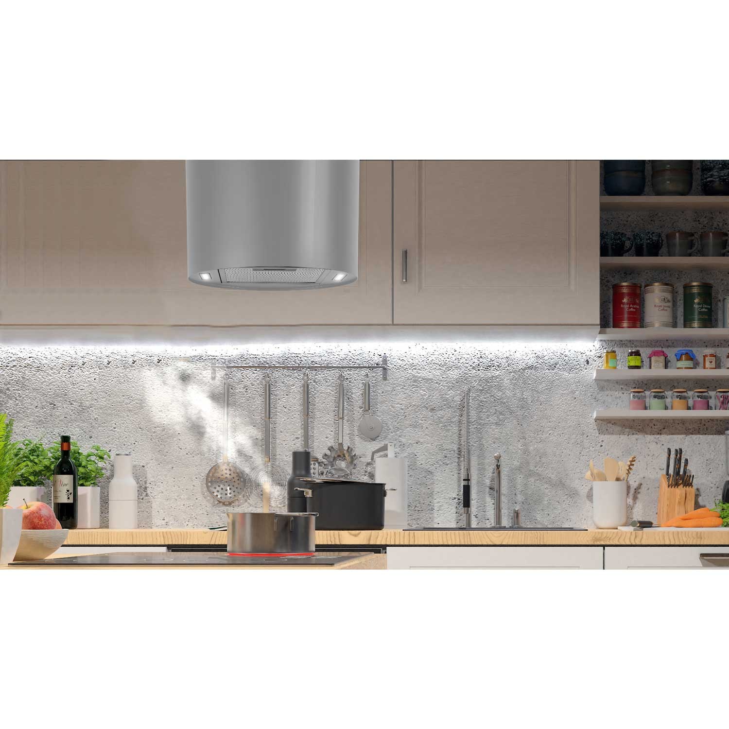 Seinale riputatav köögikubu 35 cm roostevabast terasest BT-226 - Image 6