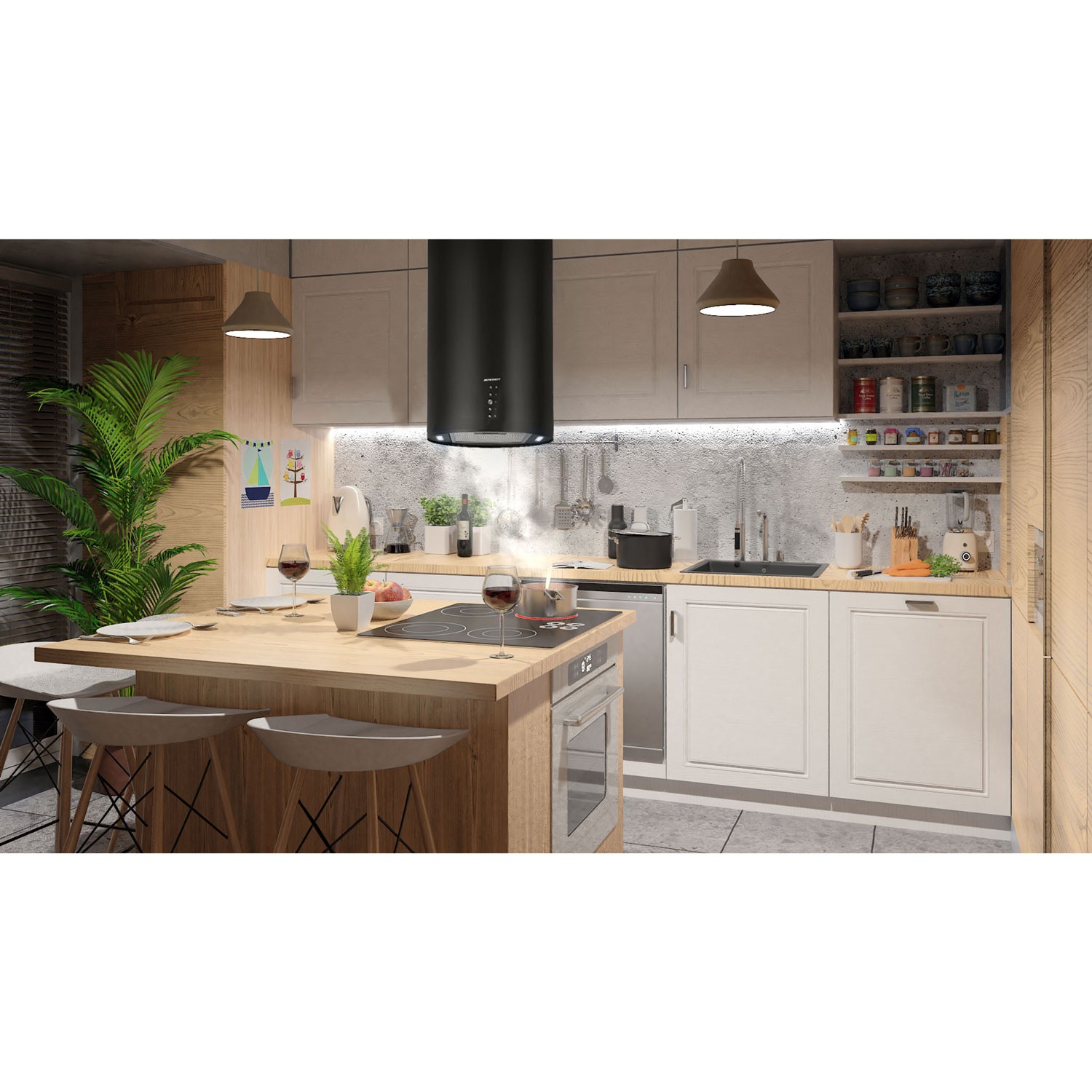 Saare õhupuhasti 35cm Berdsen must BT-221 - Image 9