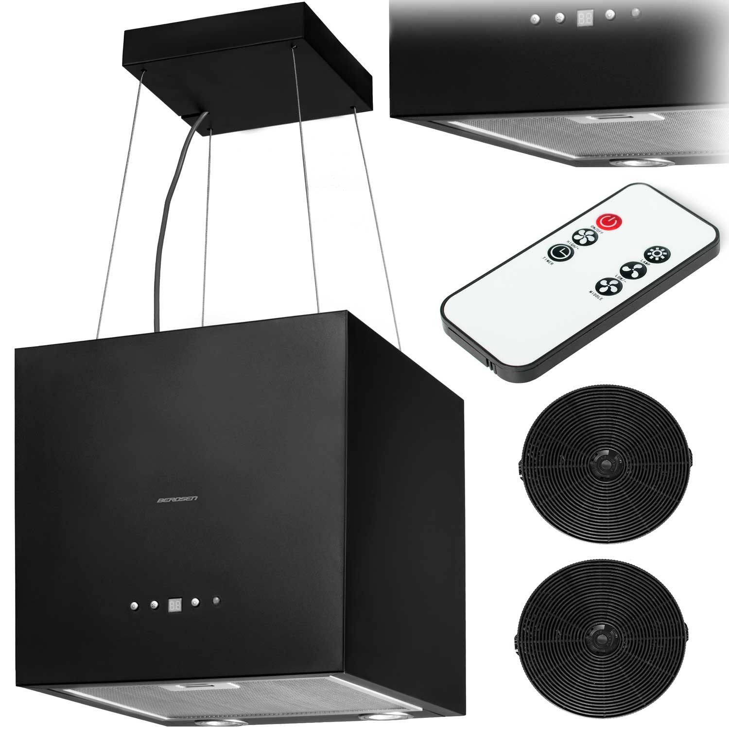 Saareköögi õhupuhasti 40 cm Berdsen 40E + 2 filtrit