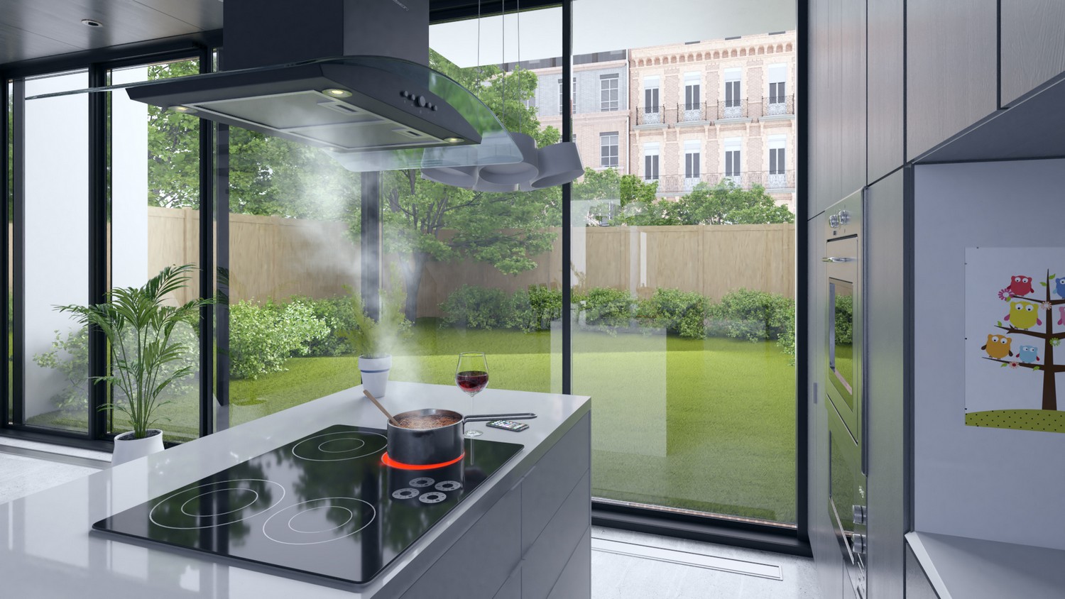 Berdsen BT-225 90 cm saare köögikubu - Image 6