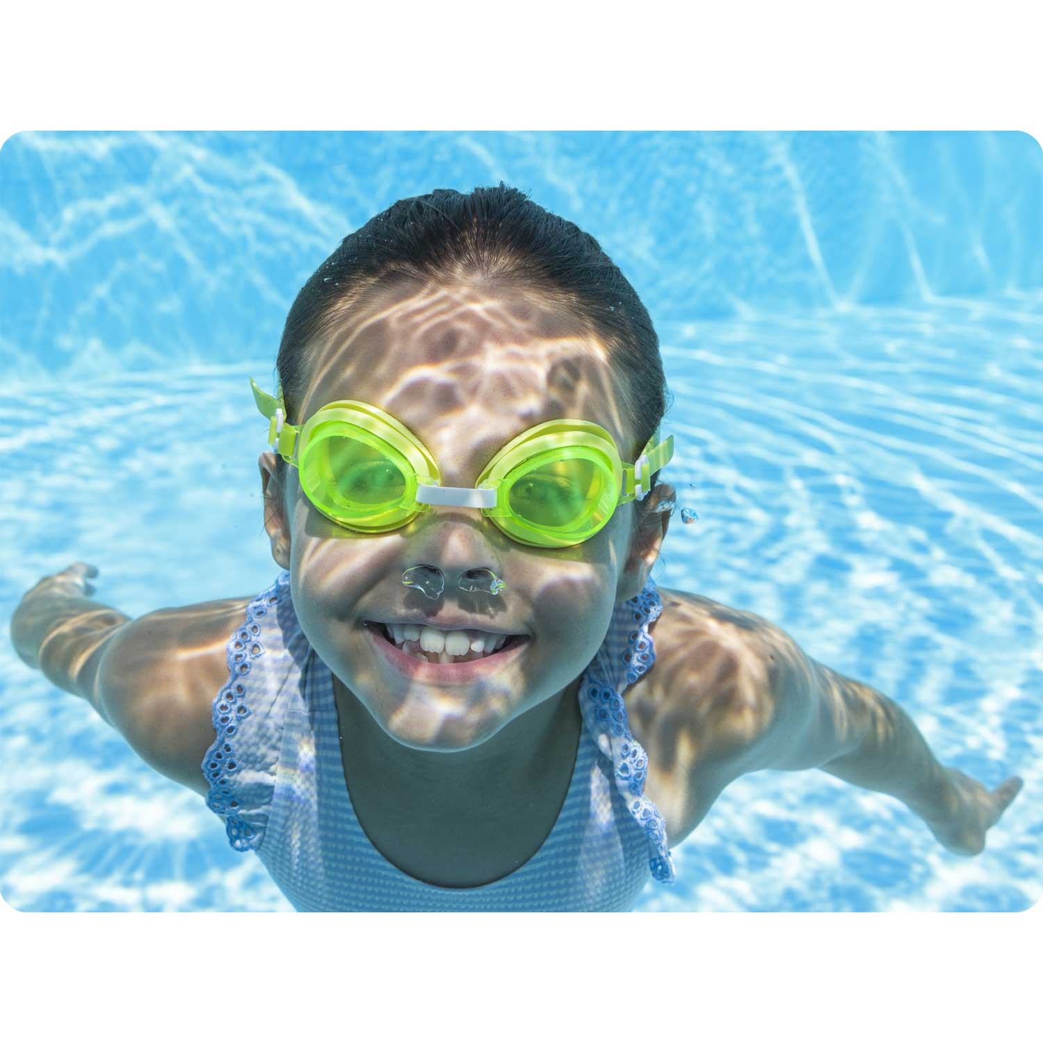 Laste ujumisprillid rohelised Bestway 21002 - Image 4