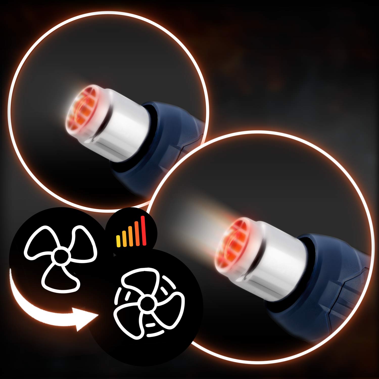 Humberg HM-290 2000 W elektriline kuumaõhupüstol - Image 16