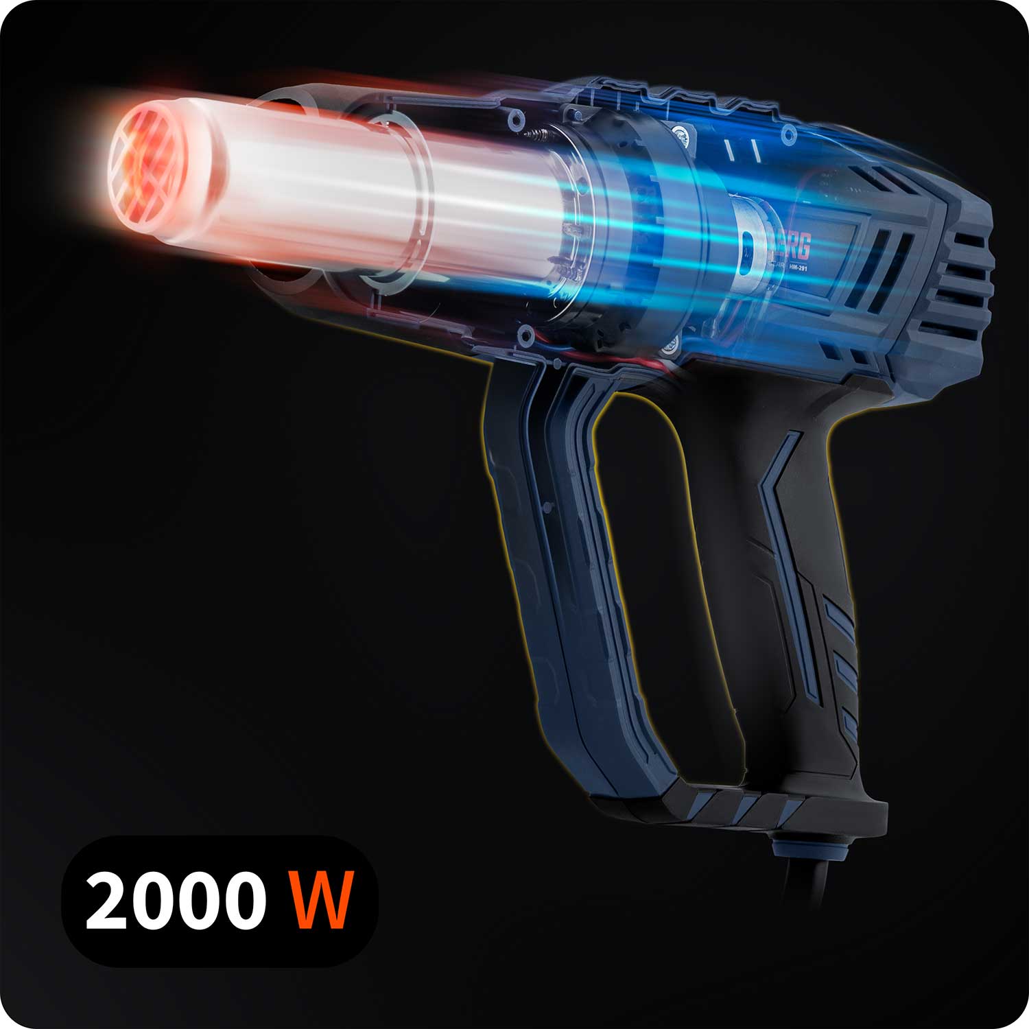 Humberg HM-291 2000 W elektriline kuumaõhupüstol - Image 11