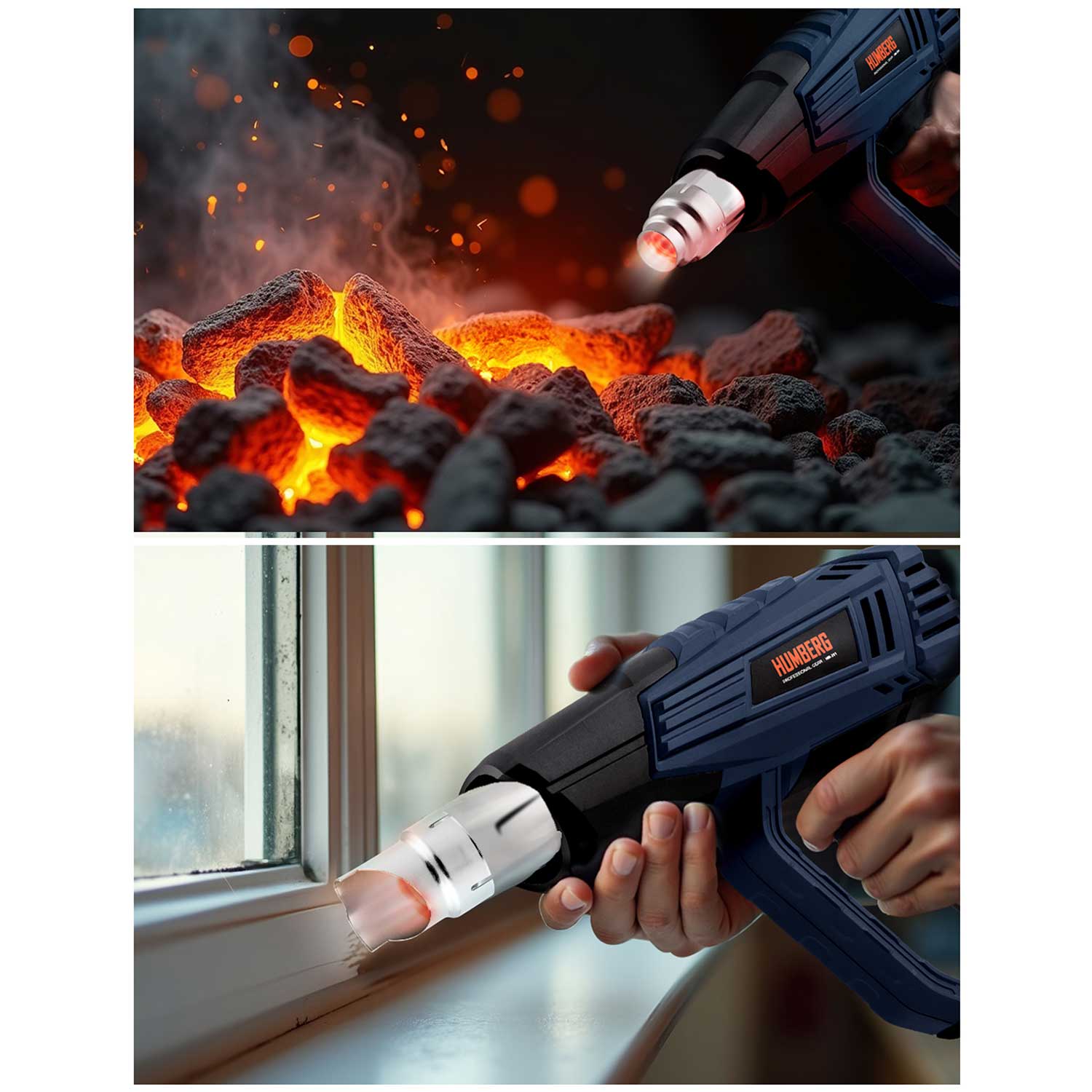 Humberg HM-291 2000 W elektriline kuumaõhupüstol - Image 16