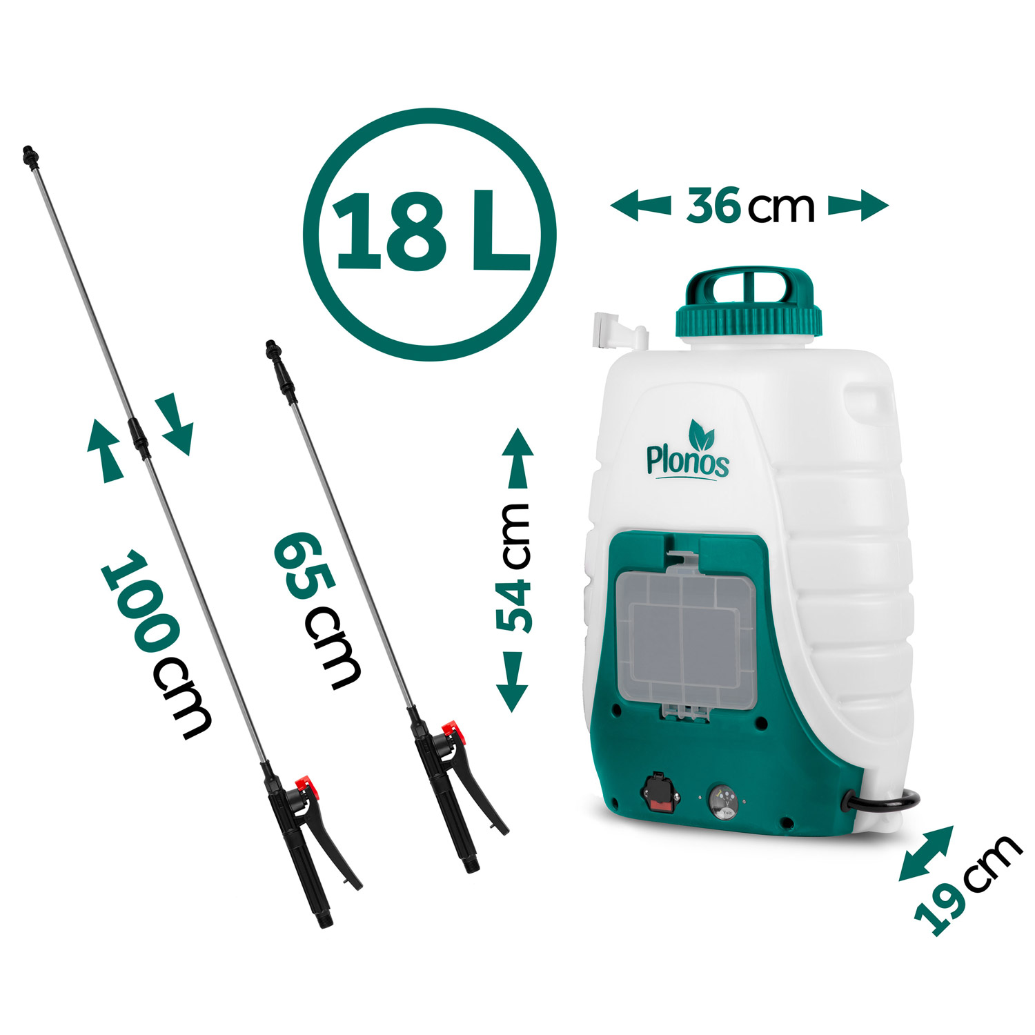 Plonos PL-600 akutoitel pihusti - Image 4