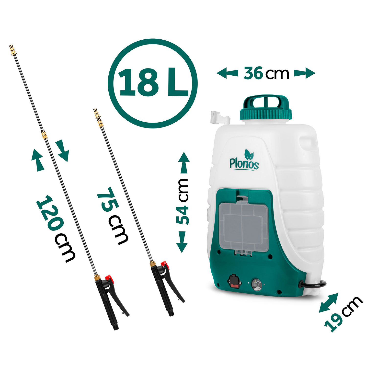 Plonos PL-601 akutoitel pihusti - Image 8