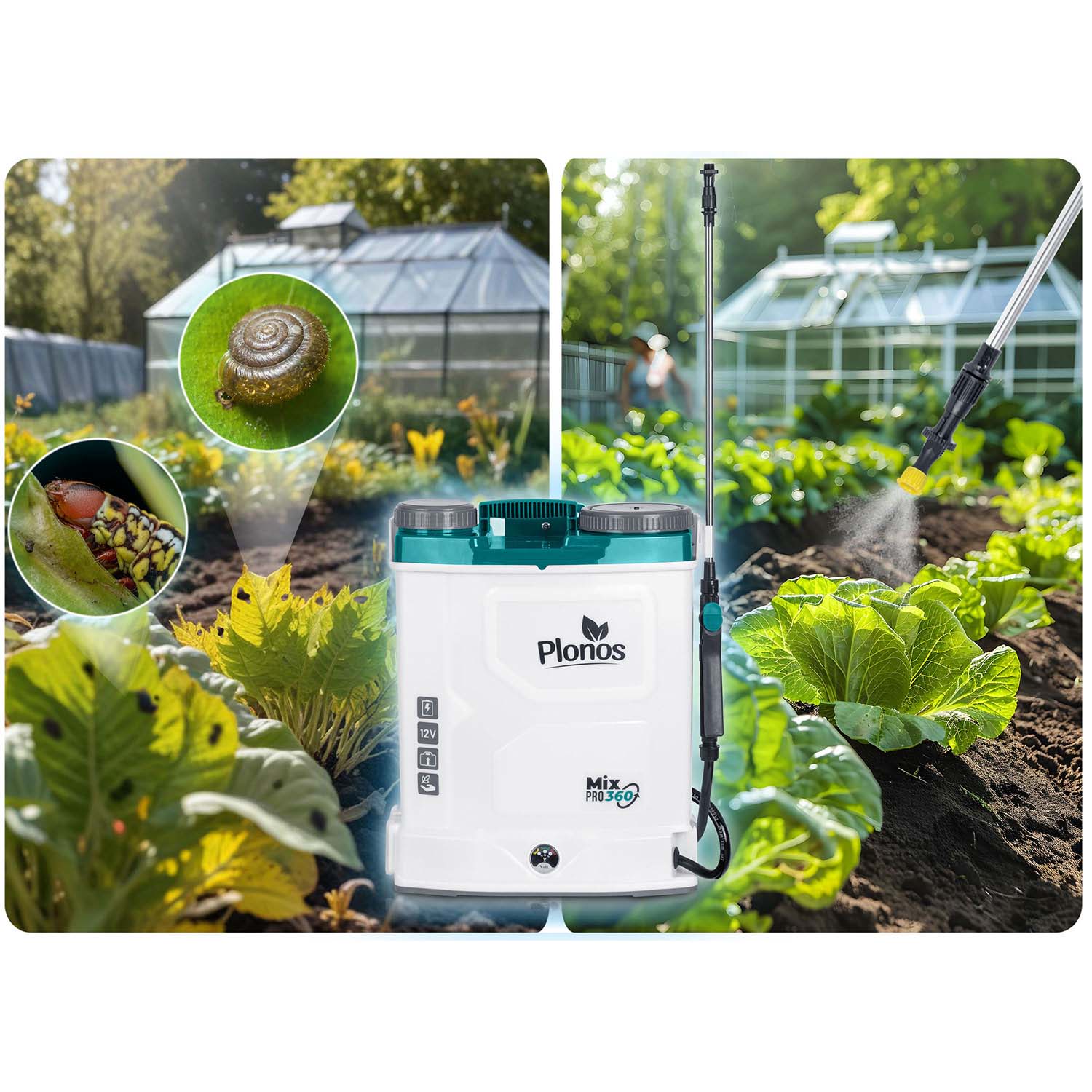 Plonos PL-603 akutoitel pihusti segistiga - Image 12