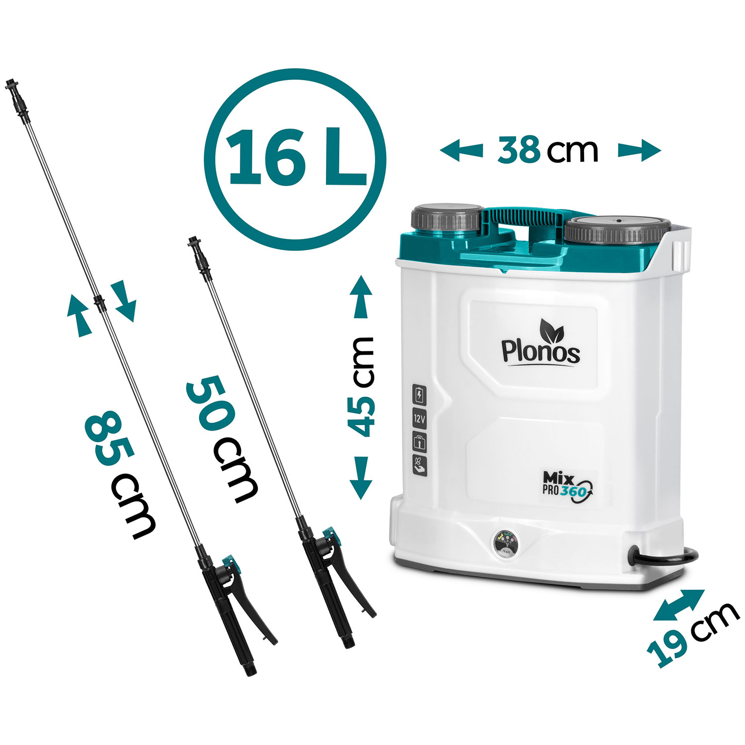 Plonos PL-603 akutoitel pihusti segistiga - Image 6