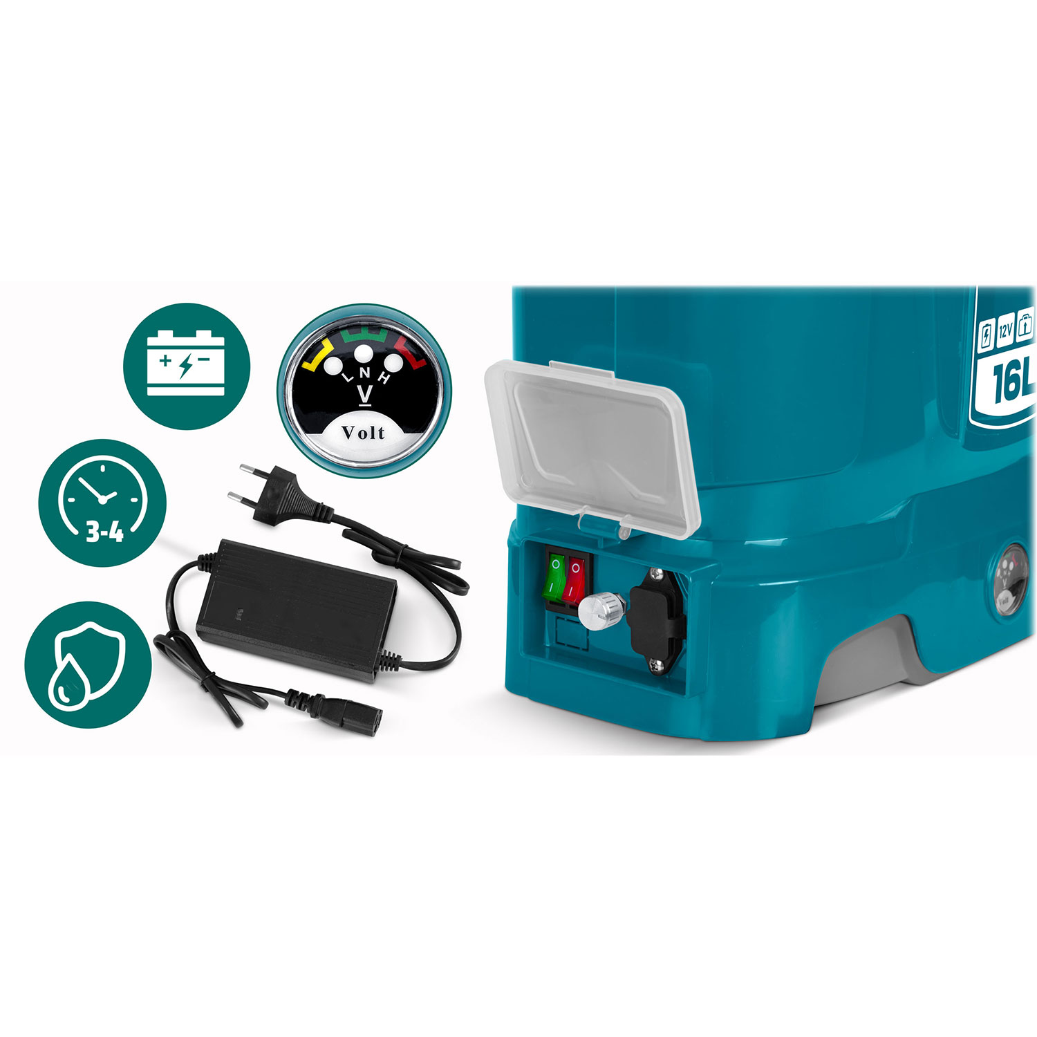 Plonos PL-604 akutoitel pihusti segistiga - Image 5