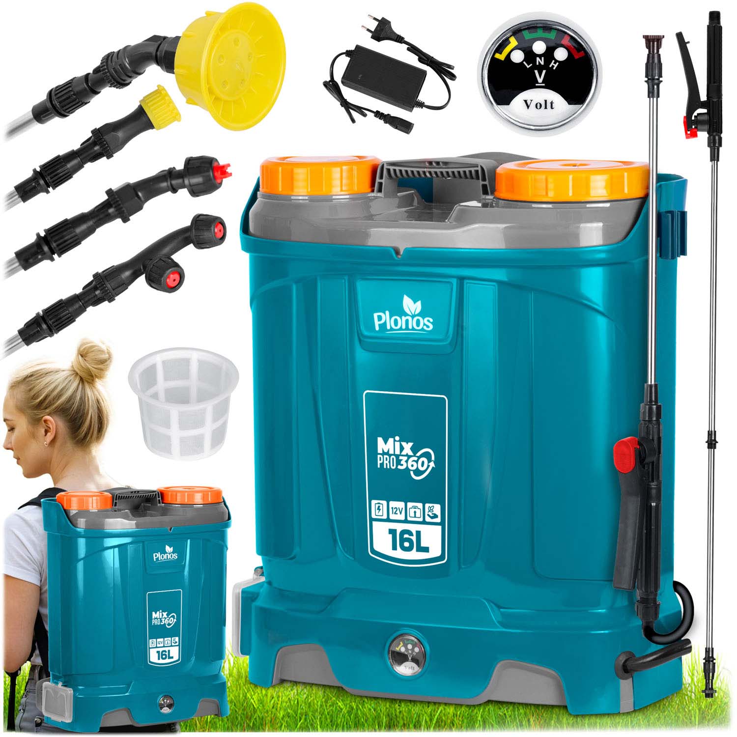 Plonos PL-604 akutoitel pihusti segistiga