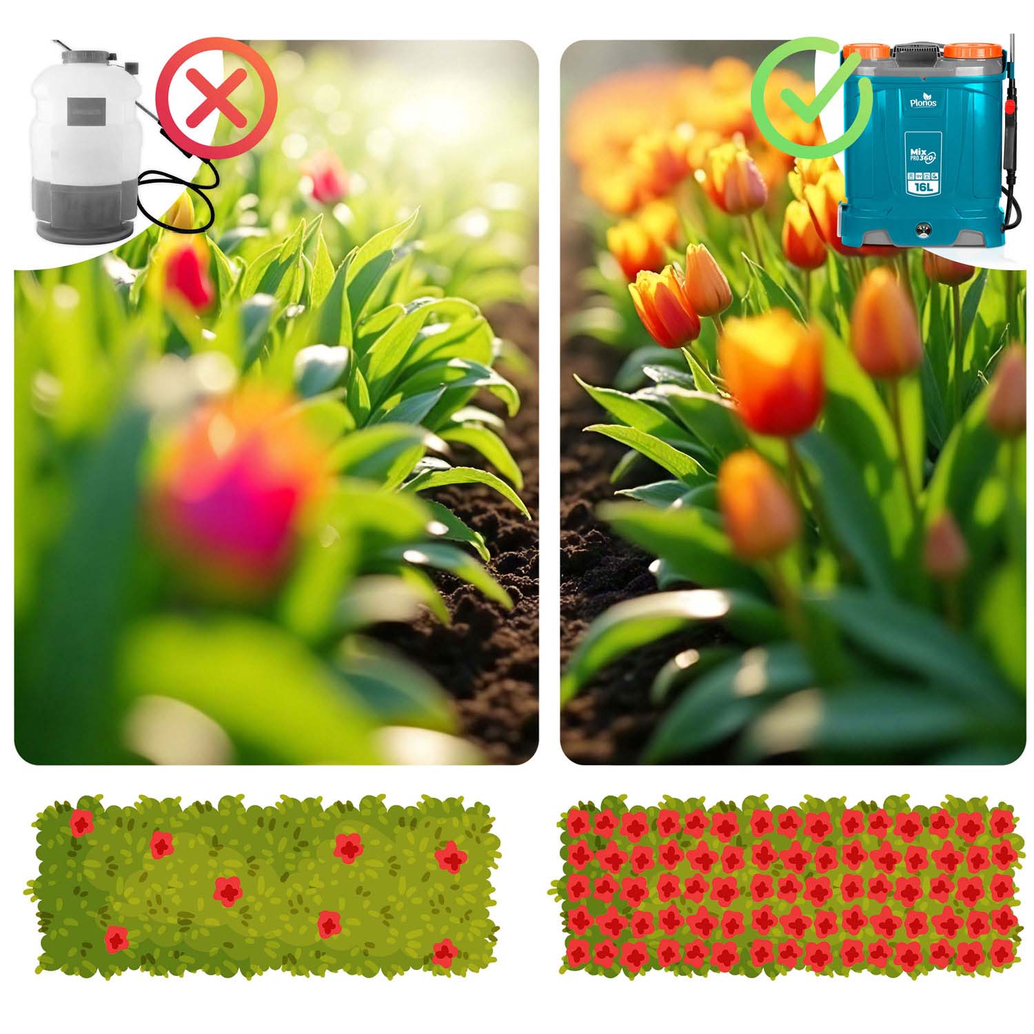 Plonos PL-604 akutoitel pihusti segistiga - Image 14