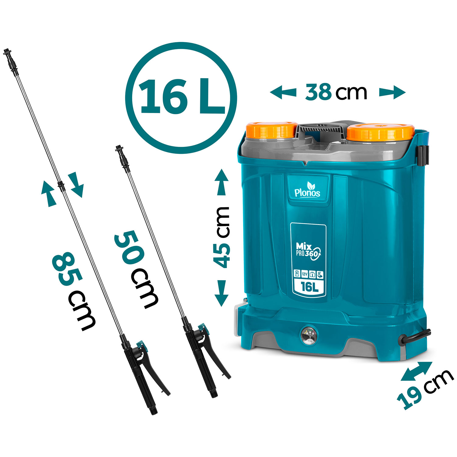 Plonos PL-604 akutoitel pihusti segistiga - Image 4