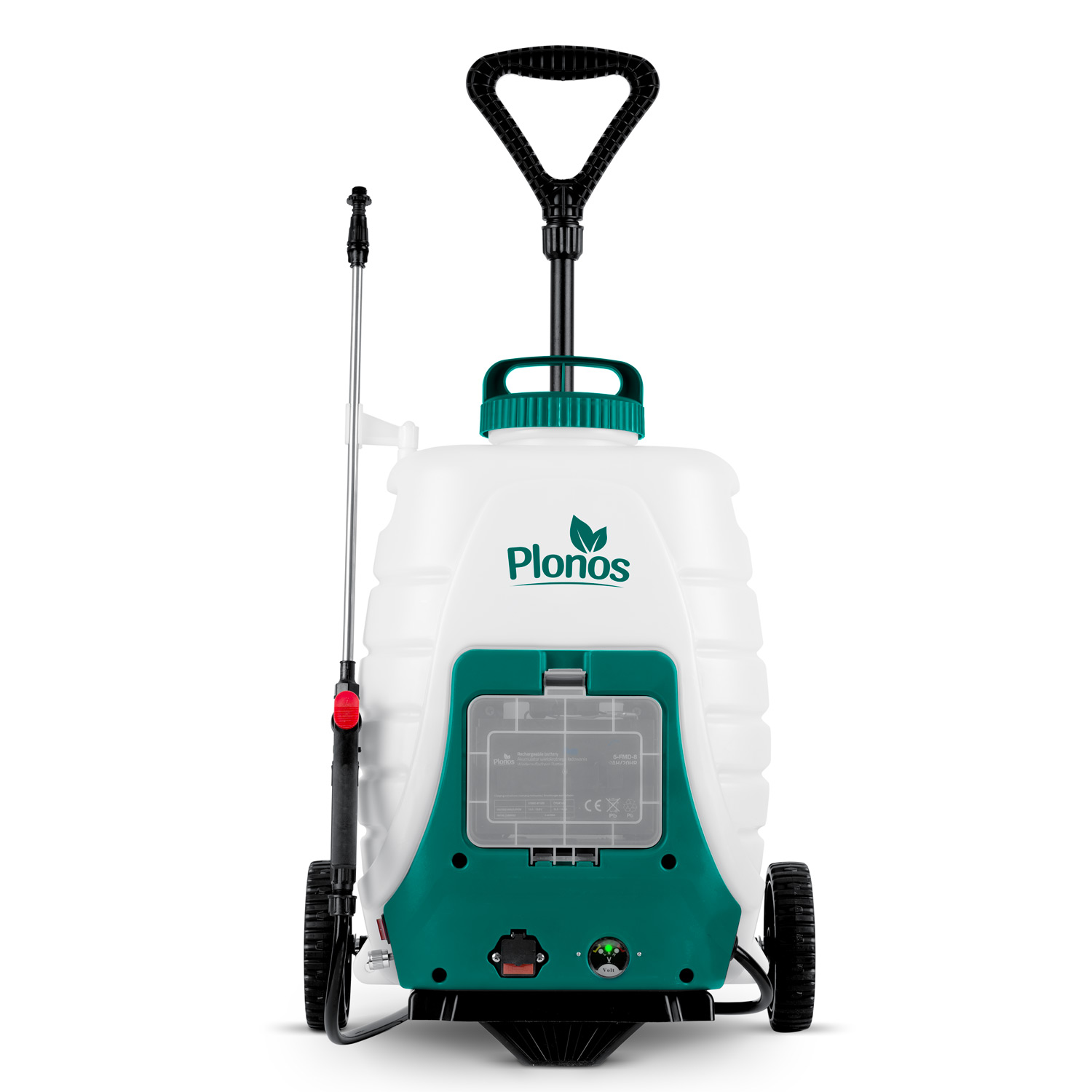 Plonos PL-600 akutoitel pihusti käruga - Image 2