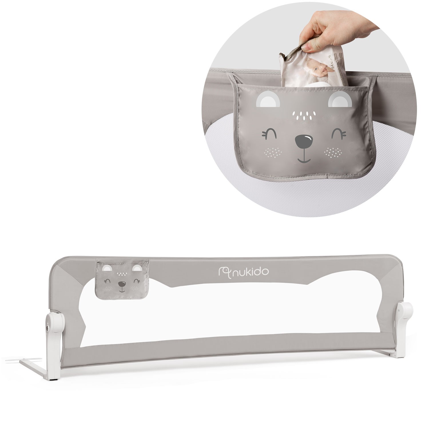 Voodipiire 150 x 42 x 35 cm Nukido hall