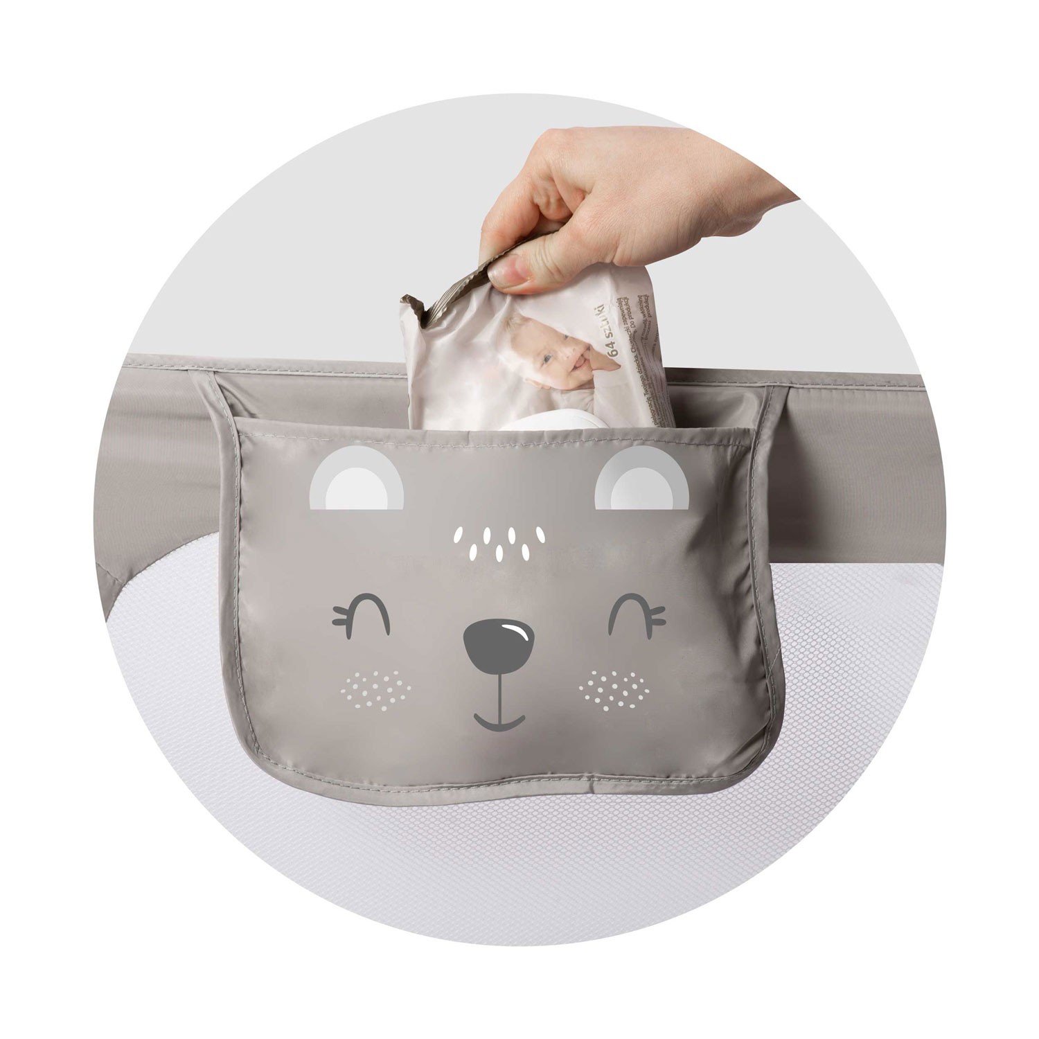 Voodipiire 150 x 66 x 35 cm Nukido hall - Image 8