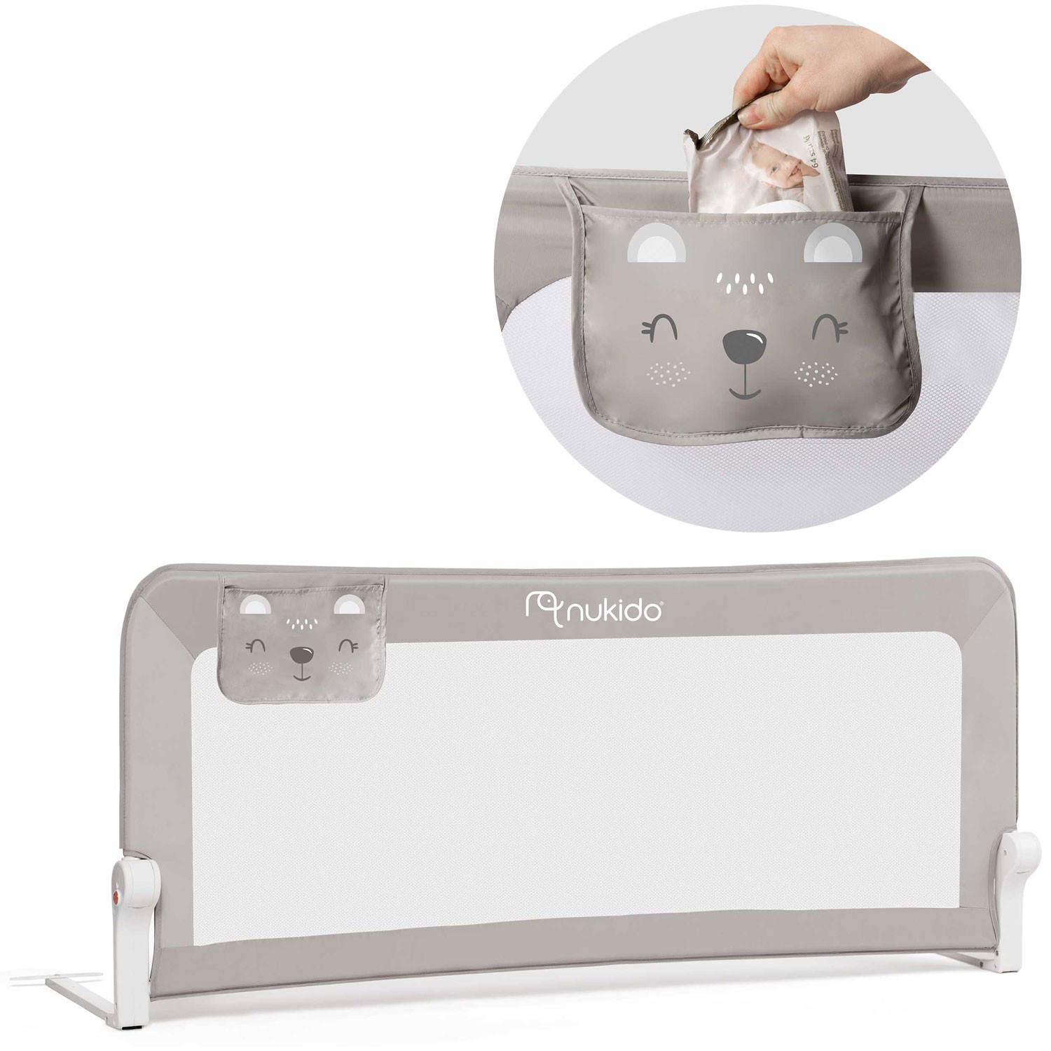 Voodipiire 150 x 66 x 35 cm Nukido hall