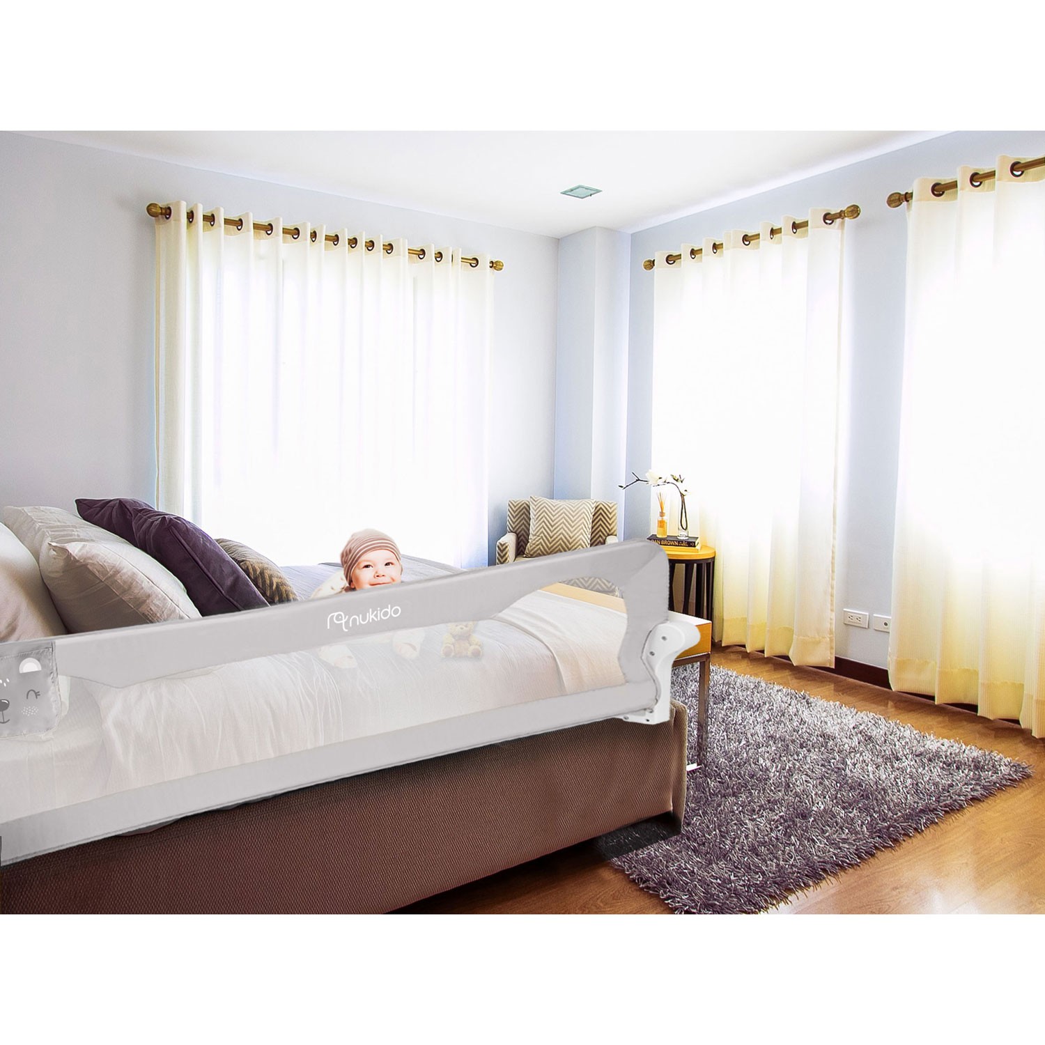 Voodipiire 180 x 42 x 35 cm Nukido hall - Image 10