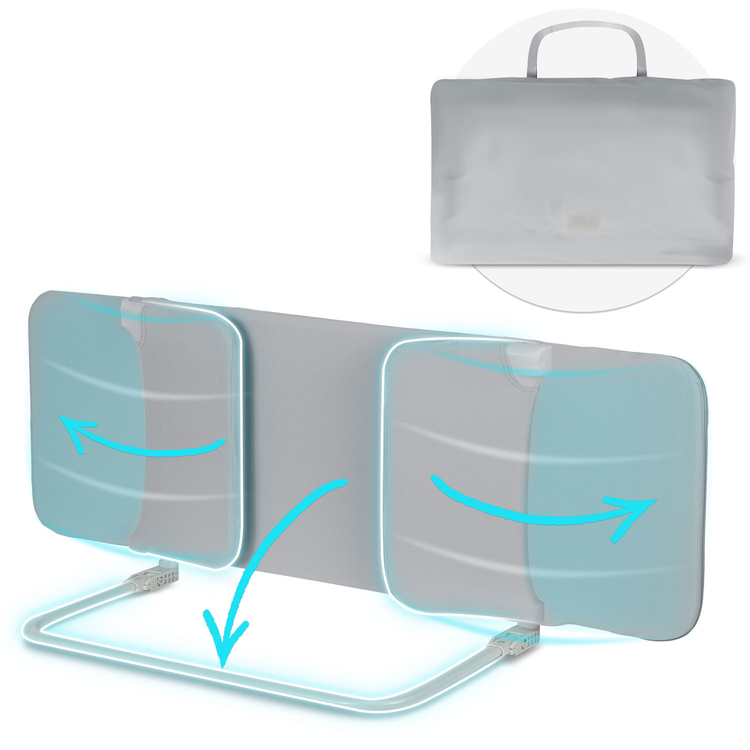 Voodipiire 150 x 44 x 41 cm Nukido hall - Image 8