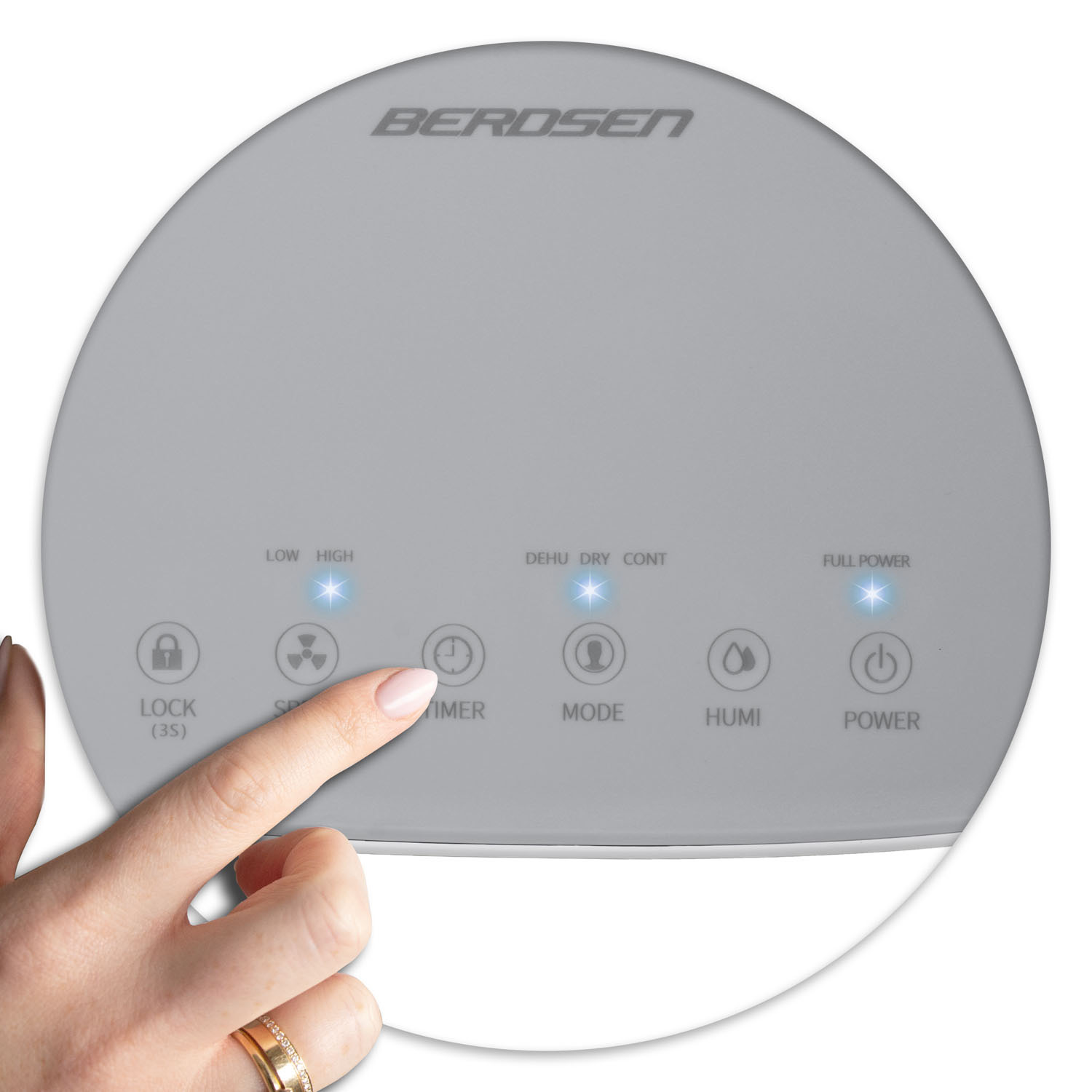 Berdsen BD-525 kompressor-õhukuivati - niiskuse imaja, valge - Image 8