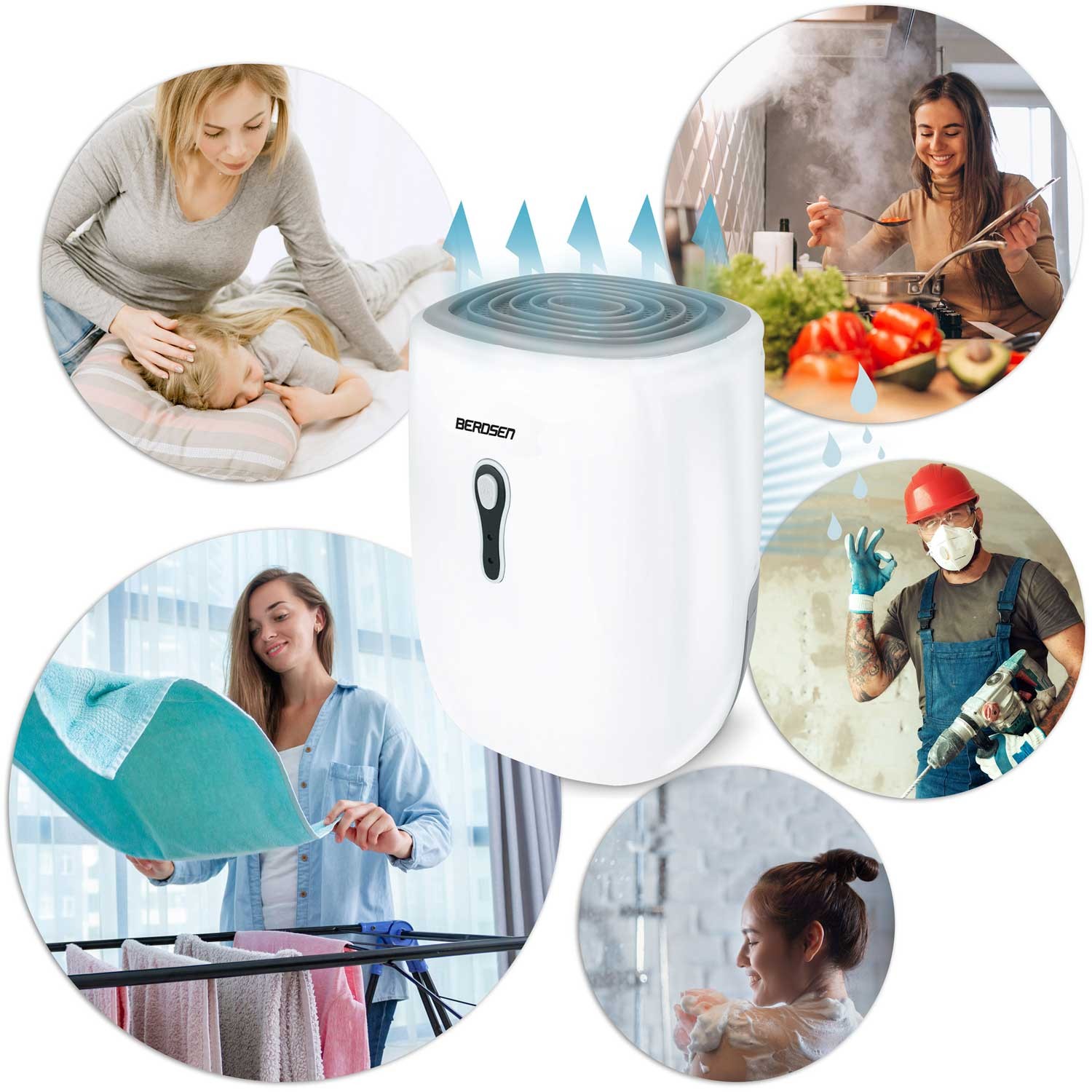 Berdsen BR-75B valge õhu õhukuivati - niiskuse imaja - Image 13