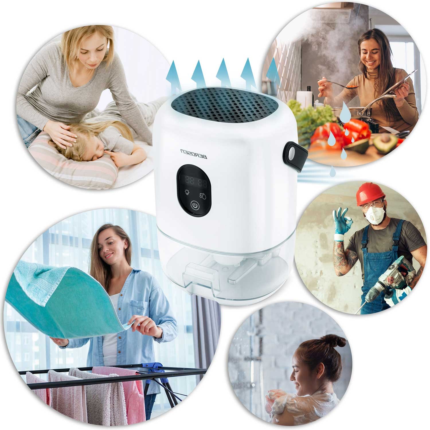 Berdsen BR-10B valge õhu õhukuivati - niiskuse imaja - Image 12